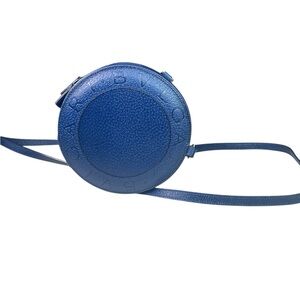 Bvlgari Round Blue Crossbody Bag